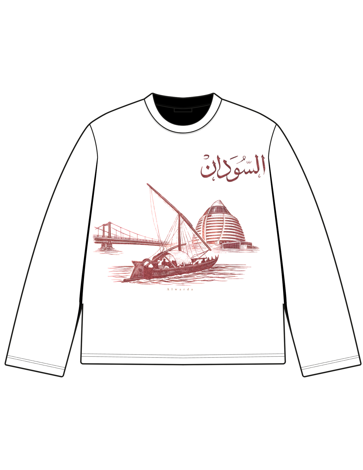 Bridge long sleeve white